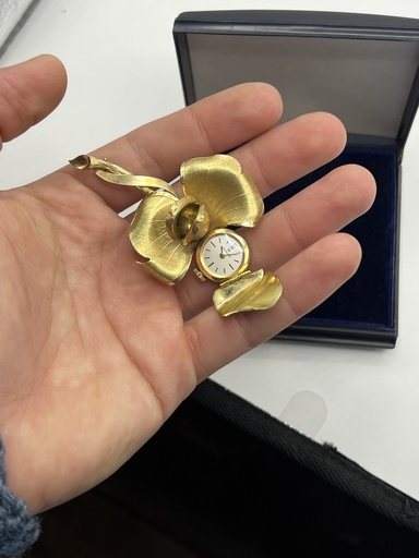 Hamilton secret watch broche 